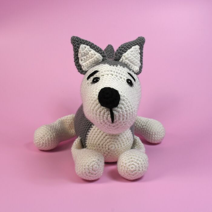 WoolPups Husky Crochet in WoolBox Imagine Classic DK, FREE Pattern  Download