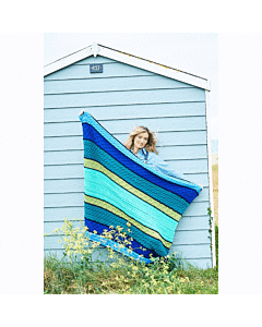 Cablemagoria Knit-Along Blanket in Stylecraft Special Aran by Stuart Hillard - Ocean Colourway