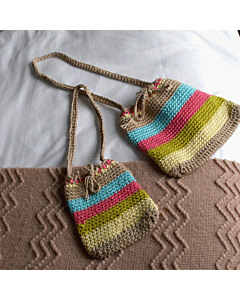 Little Me Bags Crochet Pattern by Emma Munn in Sirdar Happy Cotton DK
