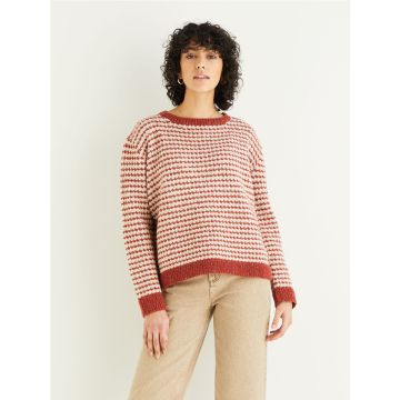 Sirdar Haworth Tweed DK Ladies Sweater Pattern 10296 81cm-137cm