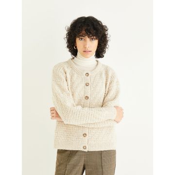 Sirdar Haworth Tweed DK Ladies Cardigan Pattern 10300 81cm-137cm