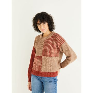 Sirdar Haworth Tweed DK Ladies Sweater Pattern 10301 81cm-137cm