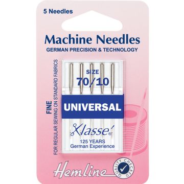 Sewing Machine Needles Universal  Fine 70/10