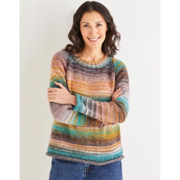 Sirdar Jewelspun - Womens Roll Neck Sweater 10139 81-137cm or 32-54 - Downloadable