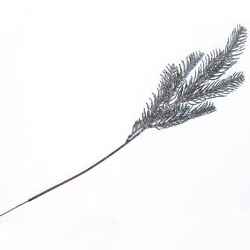 Frosted Spruce Spray Silver 23cm