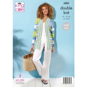 King Cole Tropical Beaches DK Sweater and Jacket Pattern  