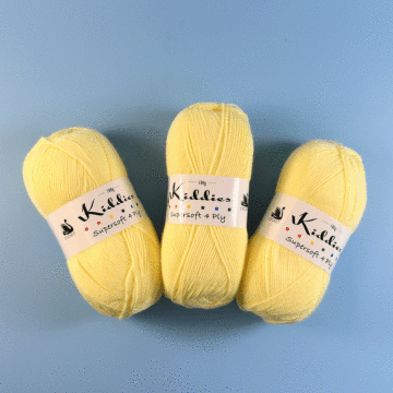 Cygnet Yarns Kiddies Supersoft 4 Ply 3 Ball Value Pack - 3 x 100g