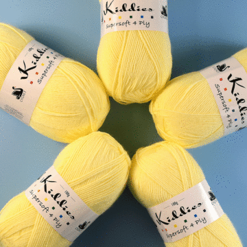 Cygnet Yarns Kiddies Supersoft 4 Ply 5 Ball Value Pack - 5 x 100g