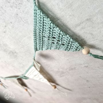 DIY Crochet Kit Bunting Boy Multi 