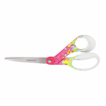 Fiskars Inspiration Universal Scissors Geometric Pink Multi 