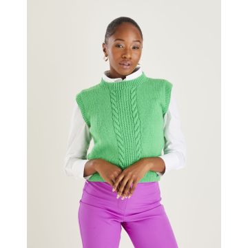 Knitting Pattern Download Sweater Vest in Hayfield Bonus DK 10597 32in to 54in