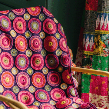 Janie Crow Magic Circles Crochet Blanket in Stylecraft Life DK & Batik DK
