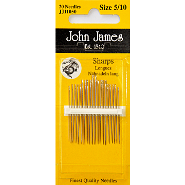 John James Sharps Sewing Needles  5-10 x 20pcs