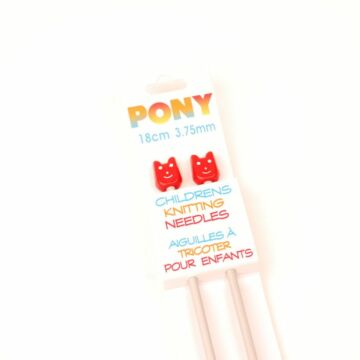 Pony 18cm Children's Knitting Needles - 5 Sizes (2.00mm - 4.50mm)