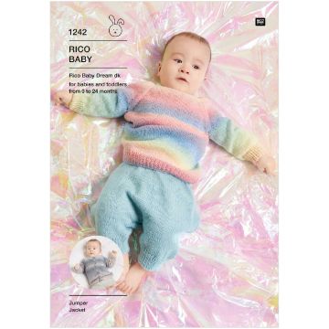 Rico Knitting Pattern Baby Sweater Leggings Baby Dream DK KIC 1242 21x30x0.1