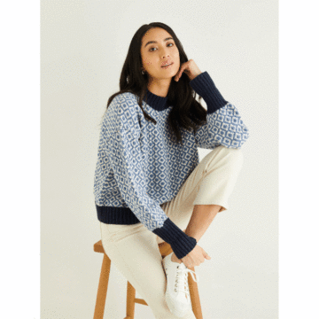 Sirdar Cashmere Merino Silk DK Ladies Sweater Pattern 10311 81cm-137cm